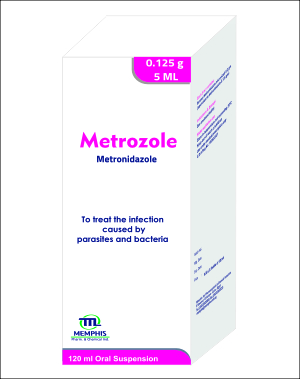 Metrozole 120CC Susp.